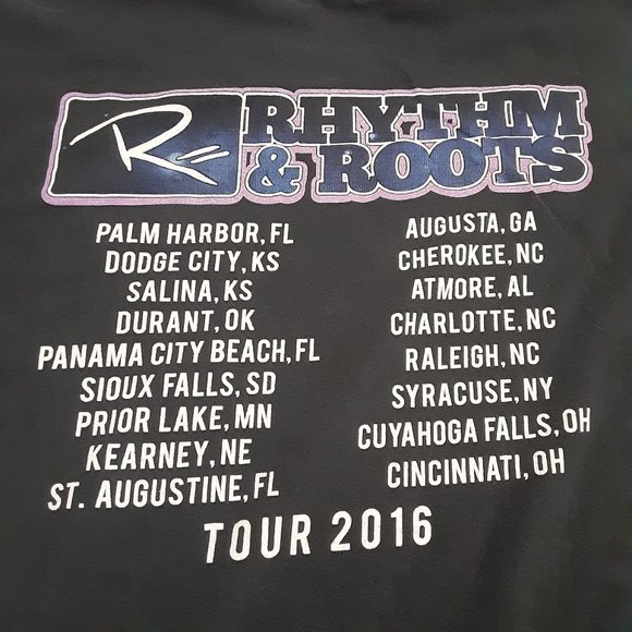 2016 Gildan Men's Rascal Flatts Short Sleeve Concert T Shirt in Size XL - Picture 4 of 7